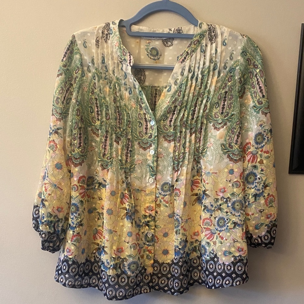 Figueroa and flower Floral Print Women's Top